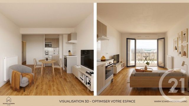 Appartement T3 à vendre - 3 pièces - 63.02 m2 - BAYONNE - 64 - AQUITAINE - Century 21 Berritzea