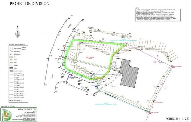 terrain à vendre - 482.0 m2 - BASSUSSARRY - 64 - AQUITAINE - Century 21 Berritzea