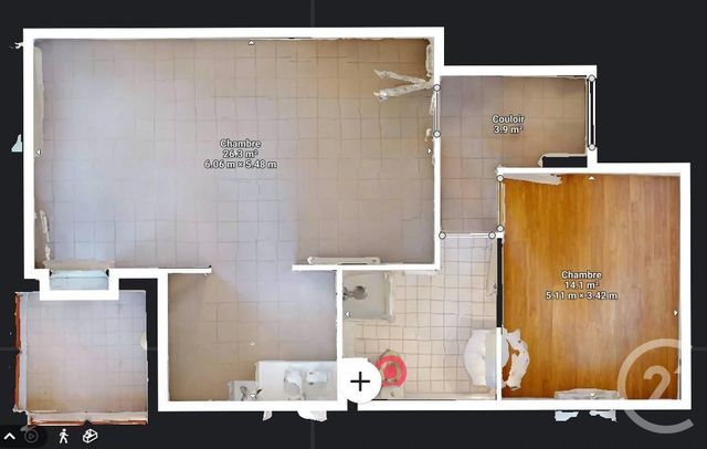 Appartement à vendre - 2 pièces - 45.0 m2 - TARNOS - 40 - AQUITAINE - Century 21 Berritzea