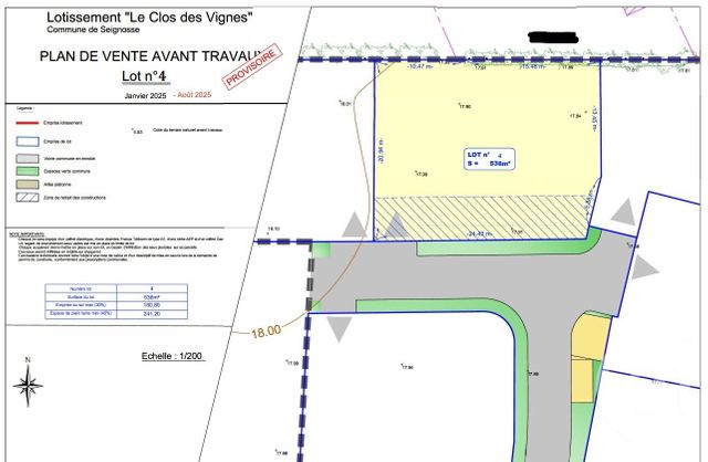 Terrain à vendre SEIGNOSSE