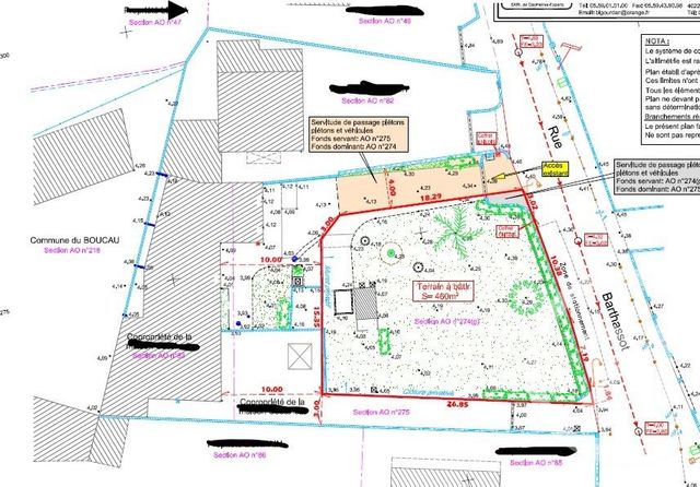 terrain à vendre - 460.0 m2 - BOUCAU - 64 - AQUITAINE - Century 21 Berritzea
